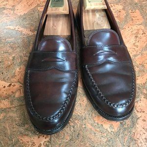 Alden shell cordovan penny loafers